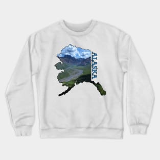 State of Alaska Outline Crewneck Sweatshirt